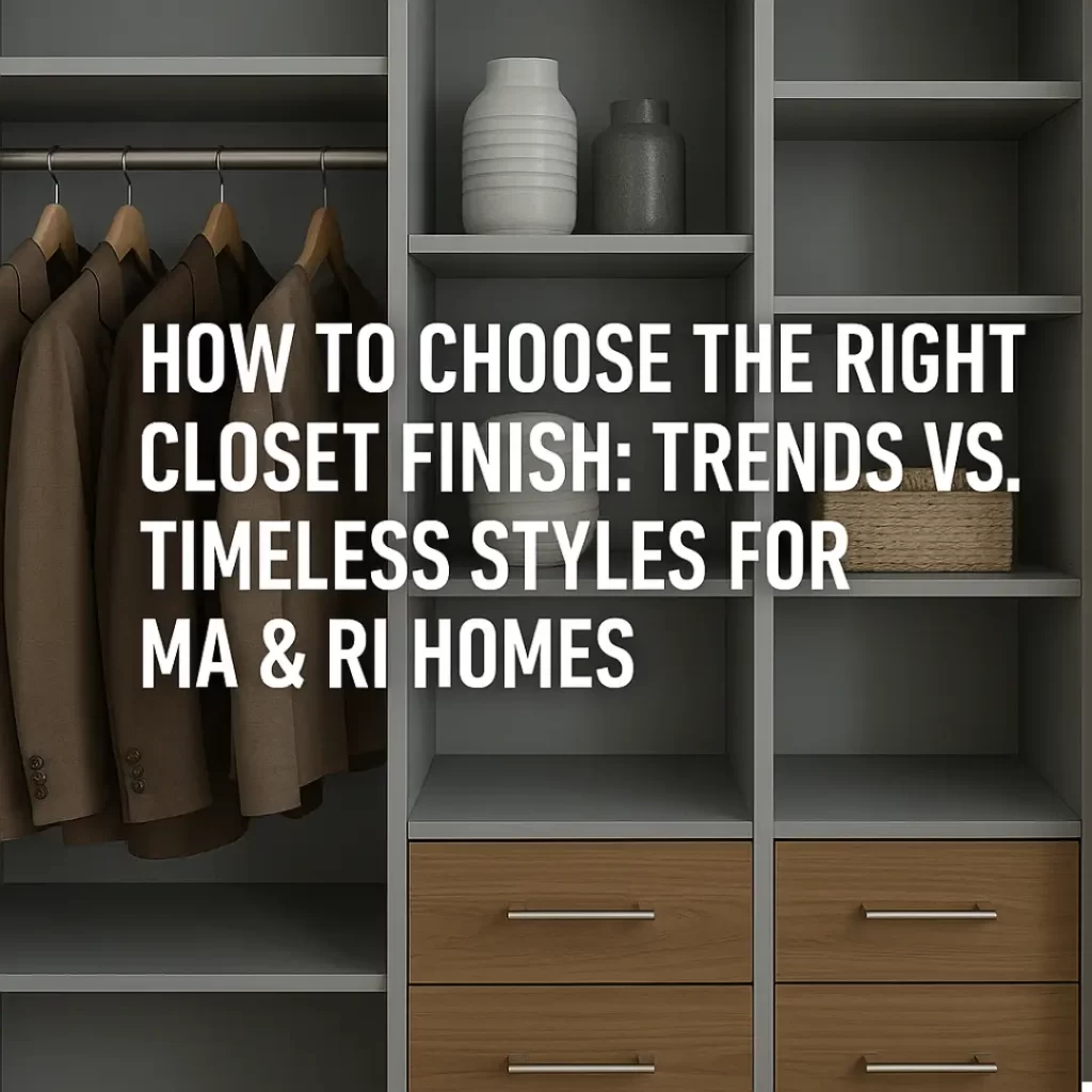 how to choose the right closet finish trends vs timeless styles for ma & ri homes 5